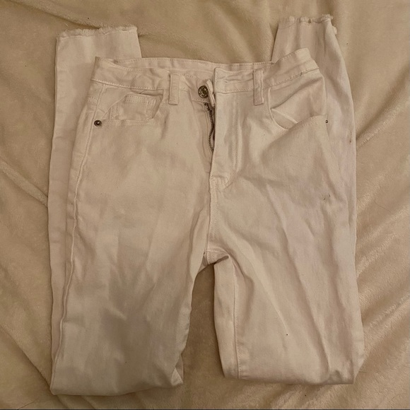 Plain white skinny jeans - Picture 1 of 2